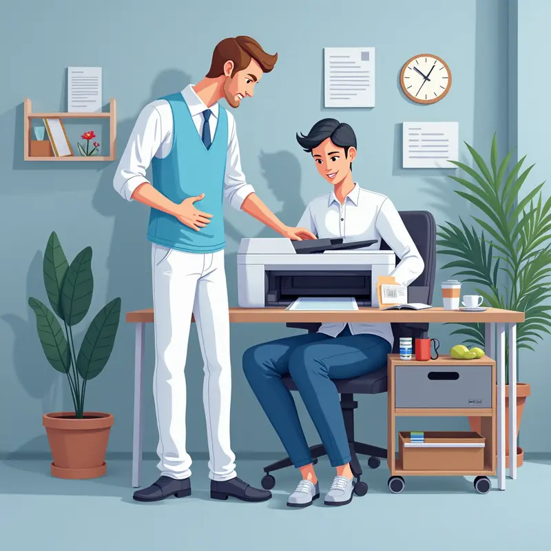 Nhân viên kỹ thuật thực hiện thay mực máy in tận nơi.