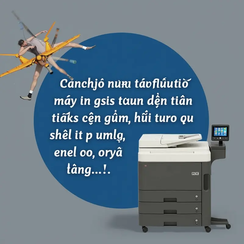 Kỹ thuật viên đổ mực vào cartridge máy in chuyên nghiệp.